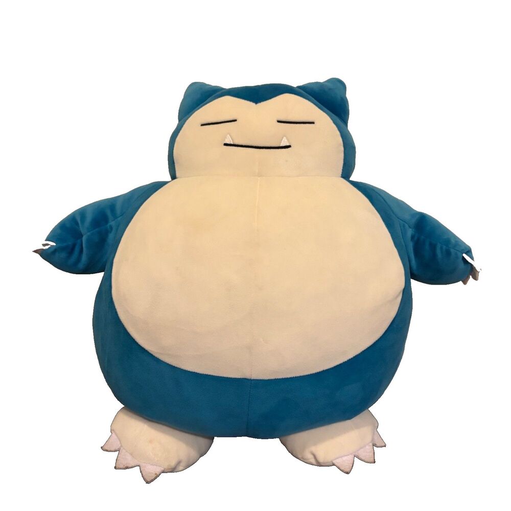 Pokemon Snorlax Plush Stuffed Toy Large 15" Pillow Nintendo 2021